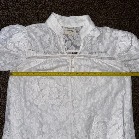 Anthropologie Porridge Tiered Lace Tunic Dress -  www.threedaughtersproperties.com